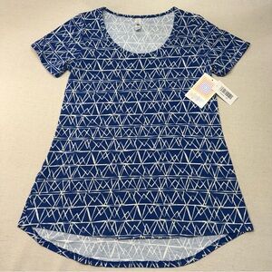LuLaRoe - Classic - Blue & White - Size XS - NWT